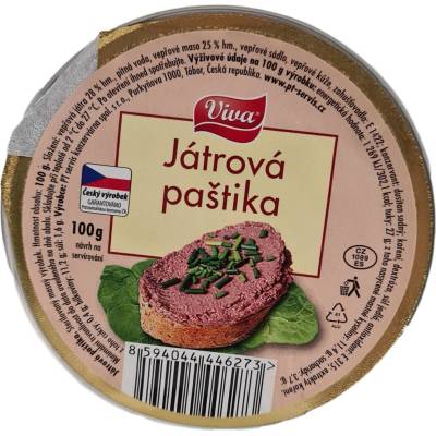 VIVA Játrová paštika 100g