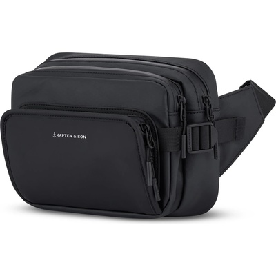 Kapten & Son Чанта за рамо Kapten & son Lisbon Crossbody Hip bag - All Black - размер One Size (510-5683-0111)