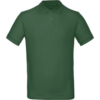 B&C polokošile Inspire Polo bio bavlna krátký rukáv pánská COT01043000101-bottle green