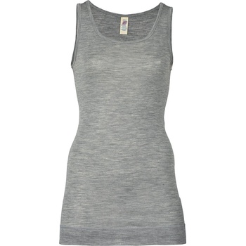 Engel Дамско копринено термобельо Engel Women's Sleeveless Shirt Everyday base layer - Light Grey Melange - размер 46/48 (EU) (114-0820-0414)