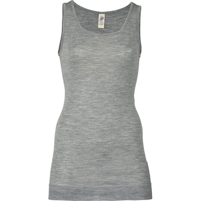 Engel Дамско копринено термобельо Engel Women's Sleeveless Shirt Everyday base layer - Light Grey Melange - размер 46/48 (EU) (114-0820-0414)