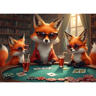 Alipson Puzzle - Puzzle The Foxes' Bluff - 500 piese