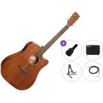 Cort Earth 60MCE Premium SET Open Pore Електро-акустична китара Дреднаут