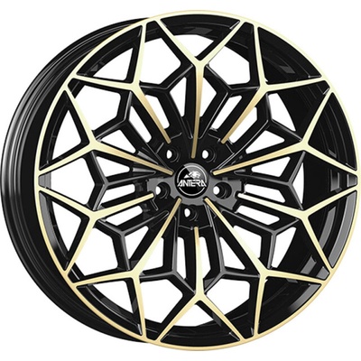 GMP A105 8.5x21 5x114.3 ET35 piano black champagne