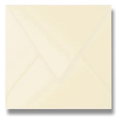CLAIREFONTAINE Obálka CF - 165x165 mm, krémová 120g (20ks)