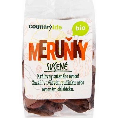Country Life Marhule sušené Bio 200 g
