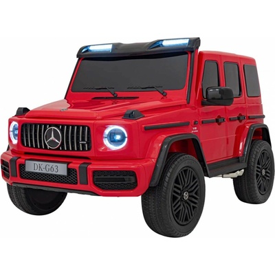 Mamido Mercedes Benz G63 AMG XXL STRONG 24V Elektrické autíčko červená