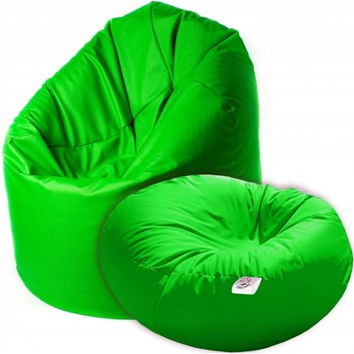 Supplies sedací vak chillout s dvojfunkciou zelenej