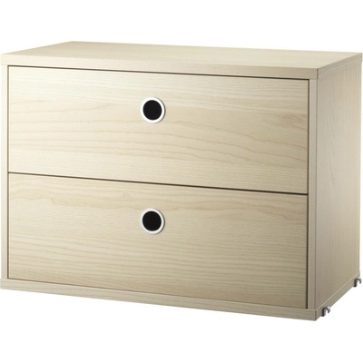 String Chest with Drawers 58x30 cm