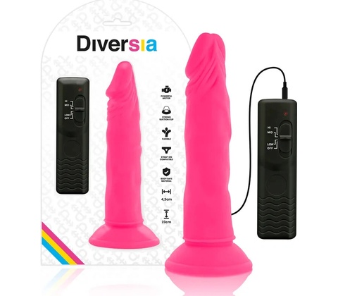 Diversia Flexible Vibrating Dildo 23 Cm