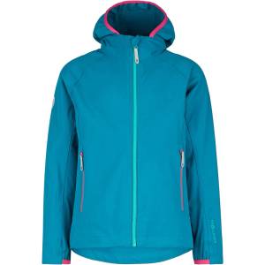 TROLLKIDS Детско ежедневно яке Trollkids Girl's Kvalvika Jacket Softshell jacket - Smaragd / Pink - размер 128 (EU) (703-2683-0516)