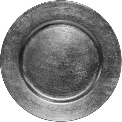 FUZHOU FUZHOU-Подложна чиния 33cm цвят СРЕБРО (JQY11-1051) (015201)