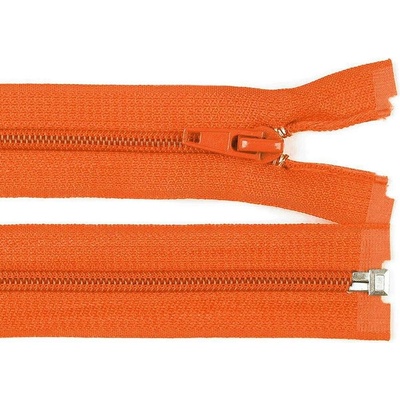 Pro Háčkování Spirálový zip No 5 dělitelný 30 cm oranžový
