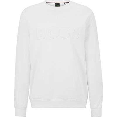 HUGO BOSS Блуза Boss Men's Salbocomfort Crew Sweater - White