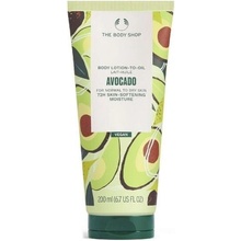 The Body Shop Tělové mléko pro normální až suchou pokožku Avocado (Body Lotion) 200 ml