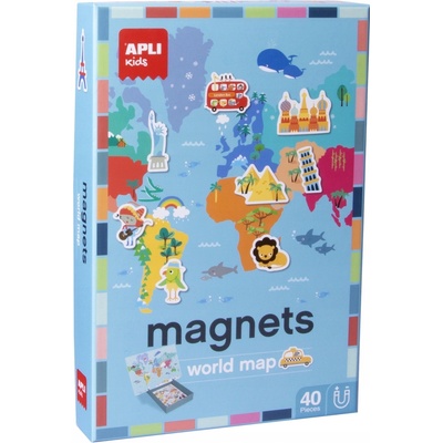 Apli Magnety Mapa světa