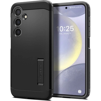 Image 1 of Spigen Противоударен Хибриден Калъф за Samsung S24, Spigen Tough Armor Case, Черен (ACS07355)