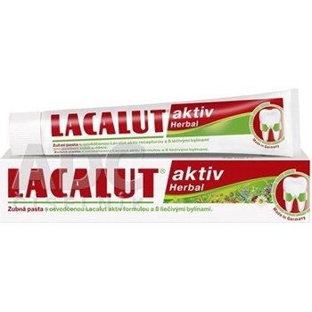 Lacalut aktiv Herbal zubná pasta 1 x 75 ml
