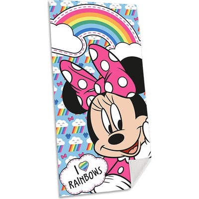 Kids Euroswan Plážová osuška Minnie Mouse 70 x 140 cm