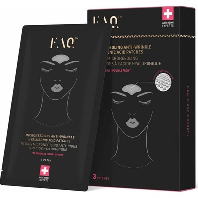 Foreo Mikrojehličkové náplasti na čelo proti vráskám s kyselinou hyaluronovou FAQ (Microneedling Anti-Wrinkle Hyaluronic Acid Patches) 3 ks – Zbozi.Blesk.cz