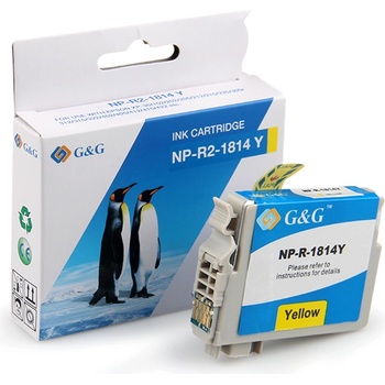 Compatible ГЛАВА ЗА EPSON Expression Home XP 30/102/202/205/302/305/402/405 - Yellow - C13T18044010/C13T18144010 - PN NP-R-1814Y - G&G (NP-R-1814Y)