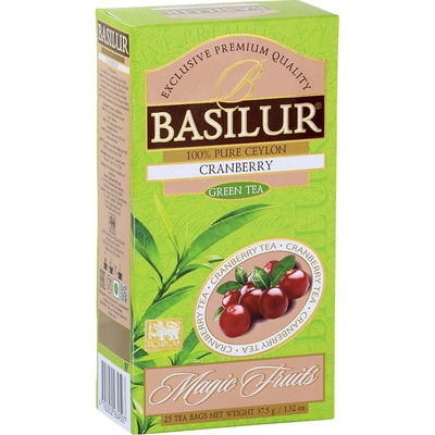 Basilur Magic Green Cranberry 25 x 1,5 g
