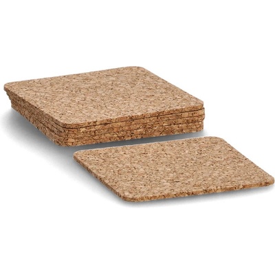 Zeller Podtácek korek 6ks čvtercový 9,5x9,5cm – Zbozi.Blesk.cz