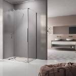 Radaway Правоъгълна душ кабина с плъзгаща врата Radaway Furo KDJ 110x100, профил гланциран хром, ляво (10104572-01-01L+10110530-01-01+10113100-01-01)
