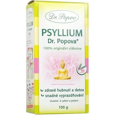 Dr. Popov vláknina, psyllium psyllium 100 g