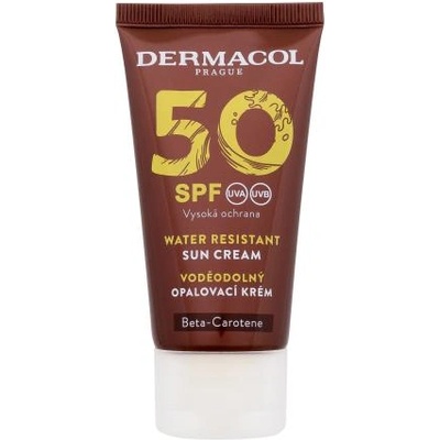 Dermacol Sun Cream SPF50 водоустойчив слънцезащитен крем за лице 50 ml унисекс