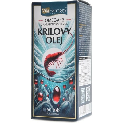VitaHarmony Krilový olej 60 tabliet