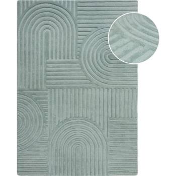 Flair Rugs Тюркоазен вълнен килим , 120 x 170 cm Zen Garden - Flair Rugs (503119370130)