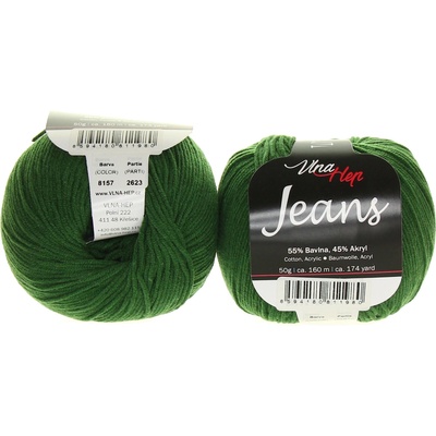 Vlna Hep Jeans 8157 lesní zelená