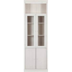 Støraa Бяла витрина от масивен бор 74x223 cm Anita - Støraa (34705019)
