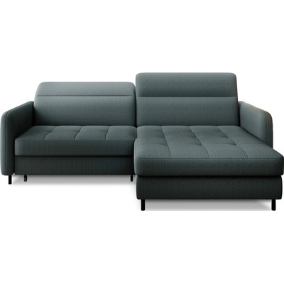 Eltap Сиво-зелен кадифен разтегателен ъглов диван с място за съхранение (десен ъгъл) Gomsi - ELTAP (CO-GOM-RT-38MAN)