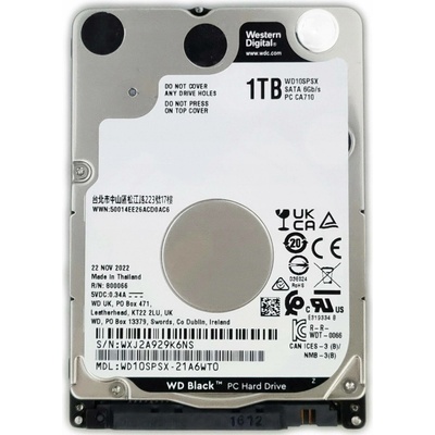 WD Black 1TB, WD10SPSX