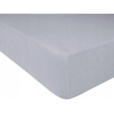 Darymex Prostěradlo s gumou froté Šedé 120x200
