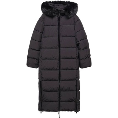 MANGO Зимно палто 'Deluxy' черно, размер M