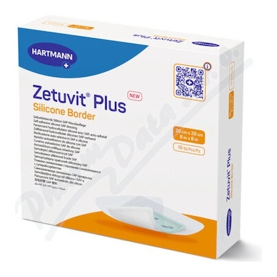 Zetuvit Plus Silicone B. 20×20 cm silikón. krytie 10 ks