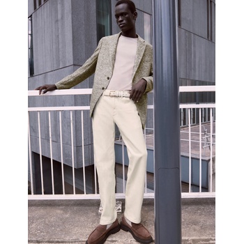 Marks & Spencer Еластични дънки с права кройка Marks & Spencer сметанови Marks & Spencer | Bezhov | МЪЖЕ | 32 29