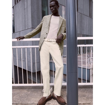 Marks & Spencer Еластични дънки с права кройка Marks & Spencer сметанови Marks & Spencer | Bezhov | МЪЖЕ | 32 29