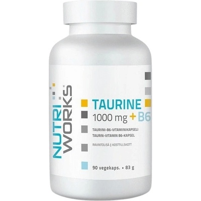 NutriWorks Taurine 1000 + B6 90 kapsúl