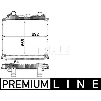 MAHLE Chladič turba CI123000P