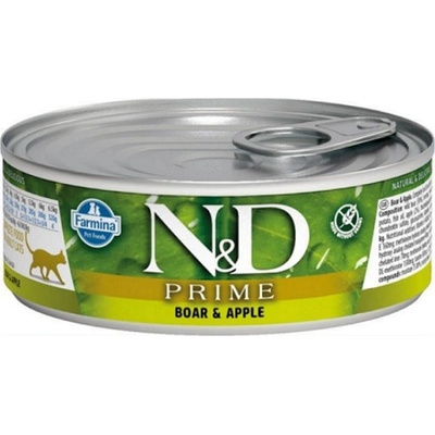 Farmina N&D cat Prime Boar & Apple 80 g