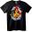 NOONEBRAND Тениска Кафеен петел - XL, Black