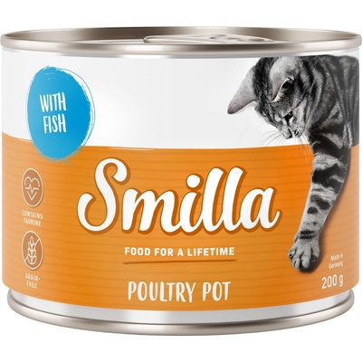 Smilla hydinová konzerva 6 x 200 g - jemné hydinové s rybou