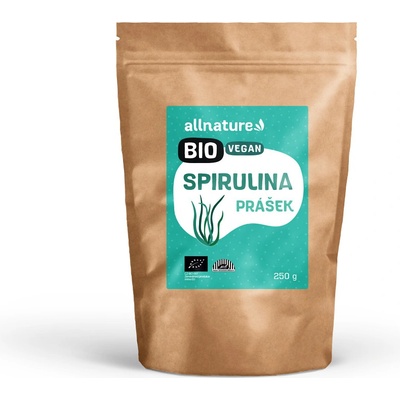 Allnature Spirulina prášok BIO 250 g