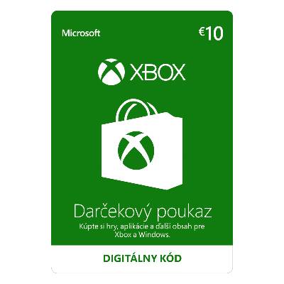 Microsoft Xbox Live darčeková karta 10 €