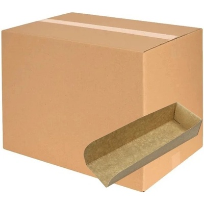 Tácka na hotdog, papierový kraft 240 x 78mm