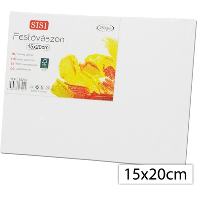 Sisi 135292 Maliarske plátno na papierovej doske 15 x 20 cm biela
